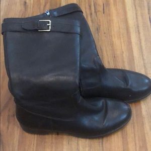 Brown Ralph Lauren mid calf Riding boots